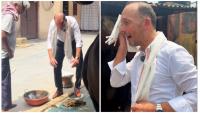 German Diplomat Ditches Blazer For Gamchha, Cleans Cow Dung, Takes On Indian Farm Life