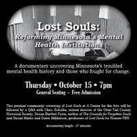 Documentary on Minnesota State Hospitals showing on Pioneer PBS Thursday