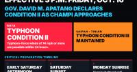 Apatang declares Typhoon Condition II for Rota