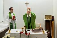 Vatican releases photos of Pope Leo celebrating Mass at hospital after cancer surgery