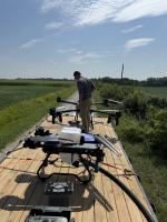 Spray drones provide new business opportunities for Iowa farmer 