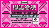 Breast Cancer Awareness Fundraiser with Prairie Cannabis