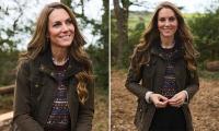 Kate is countryside chic in new photos to announce project exploring how nature 'can support children' - and says 'spending time outdoors has never been more important'