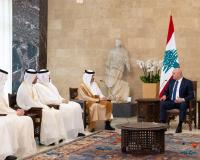 Lebanese president meets prime minister in Beirut