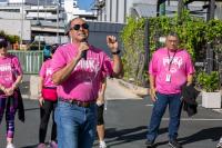 Puerto Rico National Guard joins fifth annual "Pink Day" breast cancer awareness walk through Guaynabo