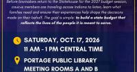 Indiana Senate Democrats to Wrap Up Statewide Listening Tour in Portage