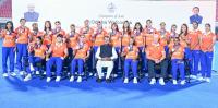 Odisha govt felicitates Asian Games Gold-winning Indian hockey teams with cash prizes