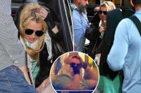 Britney Spears tries to go incognito during lunch outing at NYC restaurant