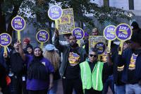 Security guards threaten strike if health insurance demands are not met