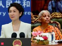 China says ready to address each other's concerns after Sitharaman flags trade barriers