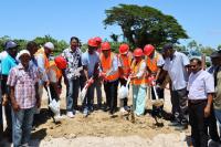 Sod turned for state-of-the-art Paddy Drying, Storage Facility in Region Two