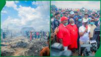 Edo Governor Vows To Rebuild Burnt Oluku Market, Assist Victims