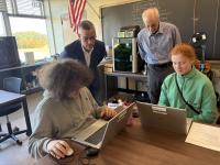 3-D-printed creations and new computers: IT program grows at Granby Junior Senior High School