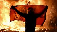 Student protests spread across Europe as police launch water cannons in clashes across Italy and Albania