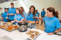 Youth Leadership group picks, prepares, dines at Agriplex ‘farm to table’ luncheon