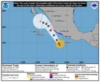 Trudy is now a major hurricane located 250 miles southwest of Acapulco, Mexico