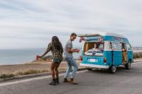 Two campervan trips for after the show: Brisbane to Noosa, and Las Vegas into the Mojave