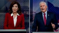 Hochul, Blakeman clash over President Trump in New York governor's race