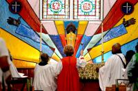 Downtown church’s artful altarpiece speaks volumes