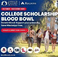 Mississippi Blood Services launches college scholarship blood drive competition