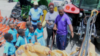 Students explore agricultural technology at Agronomic Research Station