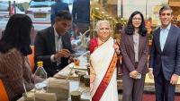 Former UK PM Rishi Sunak, Sudha Murty And BJP MP Swati Maliwal Visit Delhi's Bengali Sweet Shop; Here's What's So Special About This Place
