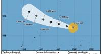 Champi strengthens into a typhoon; Rota stays under Condition II as storm nears the Marianas