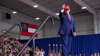 Trump's pre-rally playlist eviscerated online after he blasts Phantom and Underaker theme songs