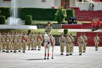 Passing out parade gets underway at pakistan military academy in kakul