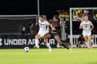 Maryland women’s soccer struggles in final Big Ten home game, falls 3-1 to Iowa