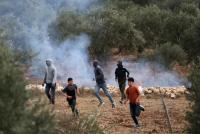Israeli colonists attack Palestinian olive harvesters and their supporters near Ramallah