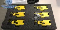Hundreds of tasers stolen in attack on Spain police shipment