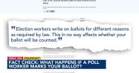 Fact-check: What happens in North Carolina if a poll worker marks your ballot?