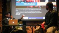 A local banker built a bar night around his interests: The Economist, games and comedy