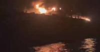 Supertanker catches fire in Strait of Hormuz after hitting sea mine: Iranian military