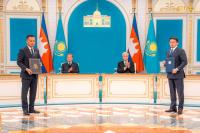 Cambodia, Kazakhstan Exchange Seven Documents to Strengthen Bilateral Cooperation