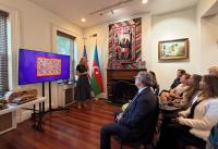 Traditional Azerbaijani Gurama Art showcased in Washington, D.C.