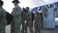Senior leaders welcome 1-153 CAV troops home from...