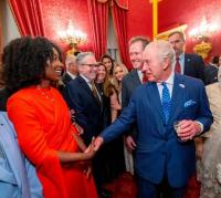 Guyanese Youth Advocate Kelly Hyles Meets King Charles III at St James’s Palace