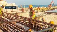 Ahanga Wharf Construction Progresses on Bellona Island