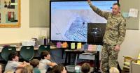 Serviceman thanks Buffalo elementary school students for letters