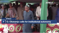 Africa : Olusegun Obasanjo calls for institutional autonomy