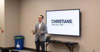 UA students express concern over U.S. involvement in Middle East at YAF's Christians United for Israel's Kirby Calhoun event
