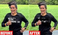 Tops worn by club trying to bar male-born racers in women's Parkrun are CENSORED by organisers in social media posts