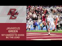 Boston College WR Javarius Green’s 1st Career TD Gives Eagles The Lead