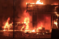 Another One Albania Store Set on Fire as Protests Escalate in Tirana