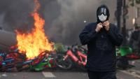 France shaken by fiery street protests uniting students, workers and 'yellow vests'