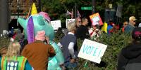 Fort Wayne hosts ‘No Kings: Vote Early’ rally, one of thousands throughout the U.S.