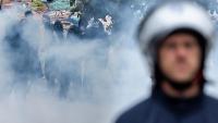 Protesters clash with police in Belgium as demonstrations turn violent across Europe