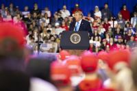 Trump parachutes to KY to stump for Republicans in safe seats, give GOP nod in ‘tight race’